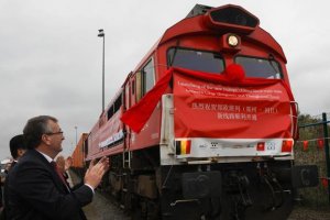 China to USA Train Route Map